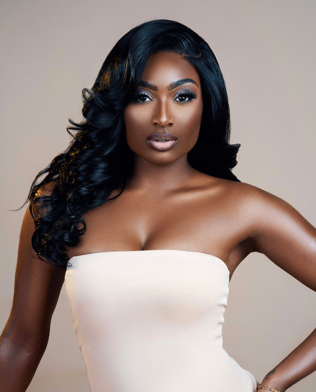 Natural Wave -Glueless Closure Wig "20