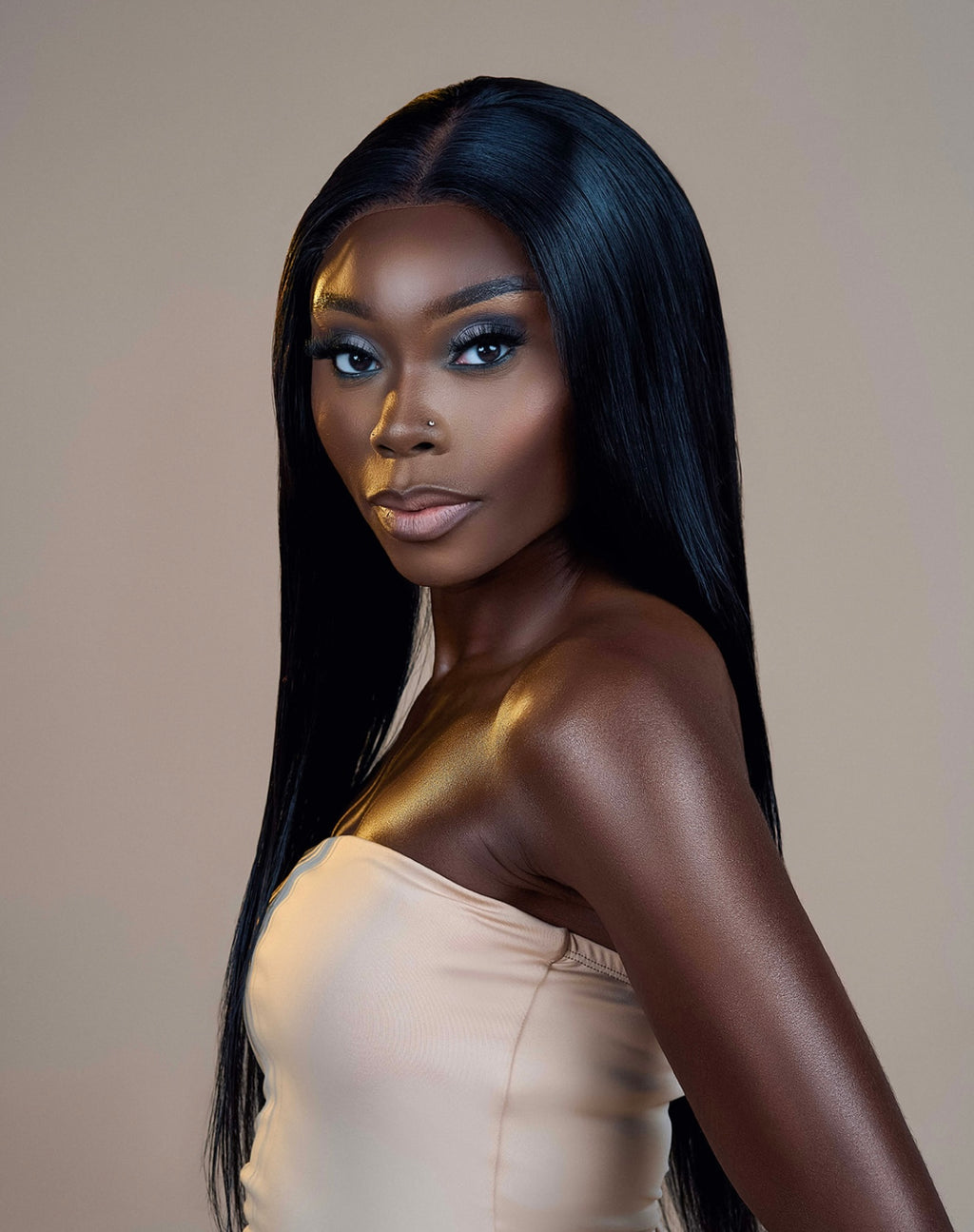 Straight - Glueless Closure Wig "22